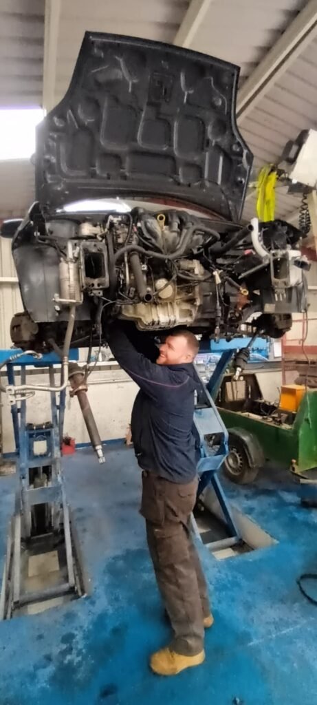 Outdoor underbody wash lift Callan garage